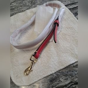 Dooney and Bourke Saffiano Leather Shoulder Replacement Strap, Red,NWOT